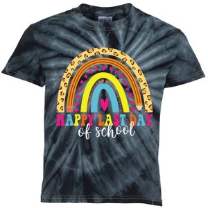 Happy Last Day of School Teacher Student Graduation Kids Tie-Dye T-Shirt