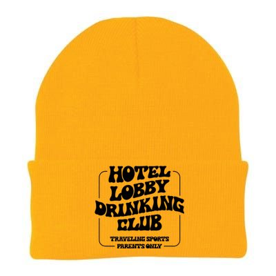 Hotel Lobby Drinking Club Traveling Tournament Parents Knit Cap Winter Beanie