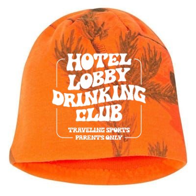 Hotel Lobby Drinking Club Traveling Tournament Parents Kati - Camo Knit Beanie