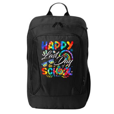 Happy Last Day Of School Teachers End Of Year Students City Backpack