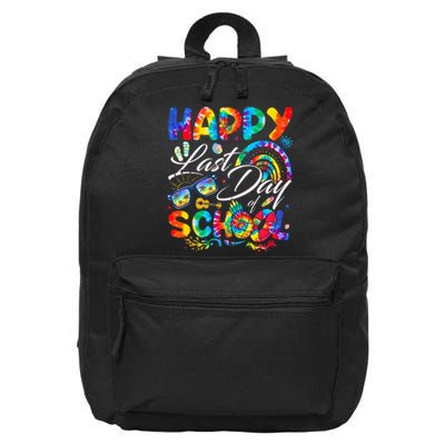 Happy Last Day Of School Teachers End Of Year Students 16 in Basic Backpack