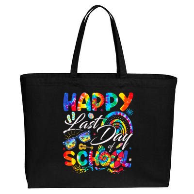 Happy Last Day Of School Teachers End Of Year Students Cotton Canvas Jumbo Tote