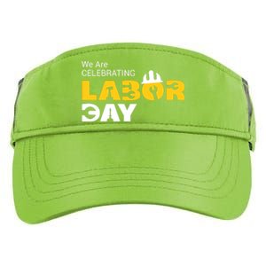 Happy Labor Day Celebration Graphic Adult Drive Performance Visor