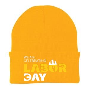 Happy Labor Day Celebration Graphic Knit Cap Winter Beanie