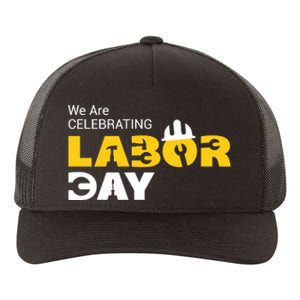 Happy Labor Day Celebration Graphic Yupoong Adult 5-Panel Trucker Hat