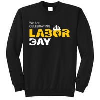 Happy Labor Day Celebration Graphic Sweatshirt