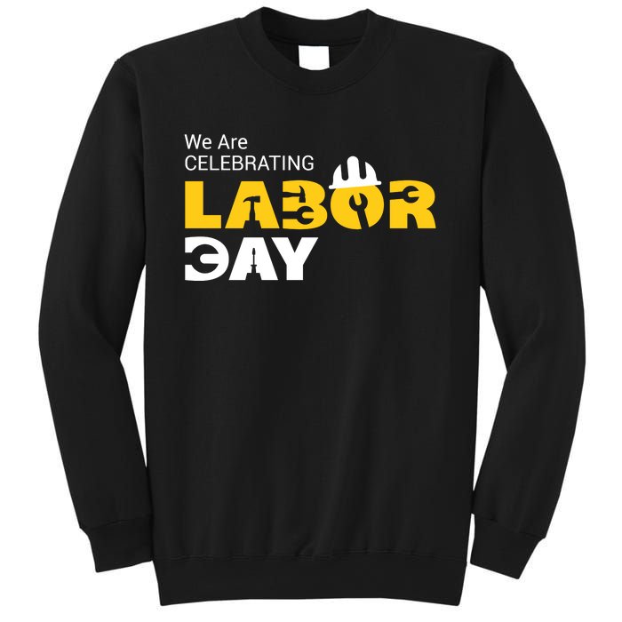 Happy Labor Day Celebration Graphic Sweatshirt