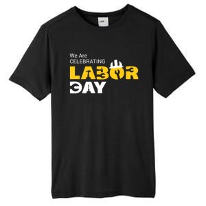 Happy Labor Day Celebration Graphic Tall Fusion ChromaSoft Performance T-Shirt