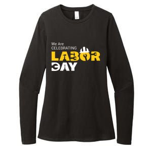 Happy Labor Day Celebration Graphic Womens CVC Long Sleeve Shirt