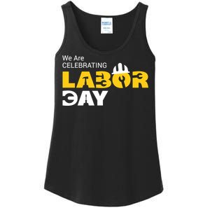 Happy Labor Day Celebration Graphic Ladies Essential Tank