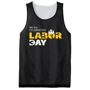 Happy Labor Day Celebration Graphic Mesh Reversible Basketball Jersey Tank