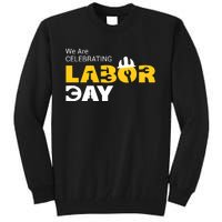 Happy Labor Day Celebration Graphic Tall Sweatshirt