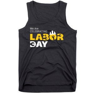 Happy Labor Day Celebration Graphic Tank Top