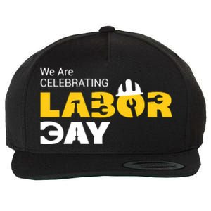 Happy Labor Day Celebration Graphic Wool Snapback Cap