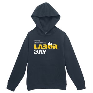 Happy Labor Day Celebration Graphic Urban Pullover Hoodie