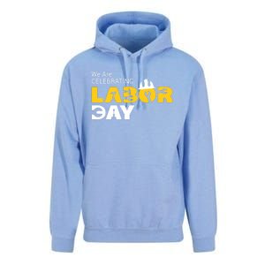 Happy Labor Day Celebration Graphic Unisex Surf Hoodie