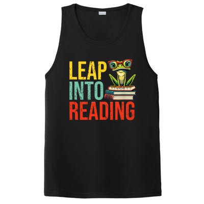 Happy Leap Day Teacher Leap Into Reading Leap Day 2024 PosiCharge Competitor Tank