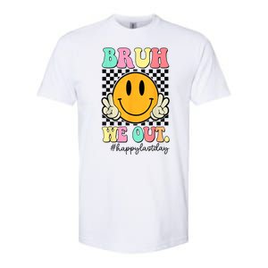 Happy Last Day Of School Bruh We Out Teachers Summer Gift Softstyle CVC T-Shirt