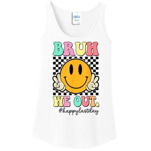 Happy Last Day Of School Bruh We Out Teachers Summer Gift Ladies Essential Tank