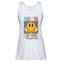 Happy Last Day Of School Bruh We Out Teachers Summer Gift Ladies Essential Flowy Tank