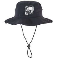 Happy Labor Day Job Work American Flag Laborer Patriotic US Legacy Cool Fit Booney Bucket Hat