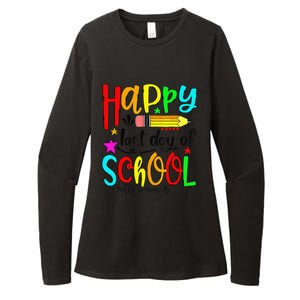 Happy Last Day Of Schools Hello Summer Teacher Student Cute Womens CVC Long Sleeve Shirt