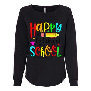 Happy Last Day Of Schools Hello Summer Teacher Student Cute Womens California Wash Sweatshirt