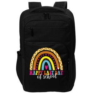 Happy Last Day of School Teacher Student Graduation Impact Tech Backpack