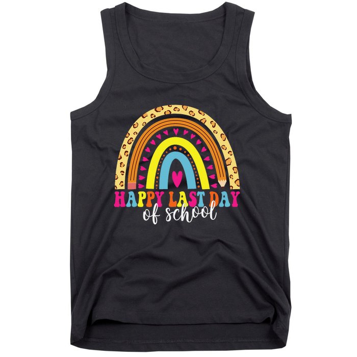 Happy Last Day of School Teacher Student Graduation Tank Top