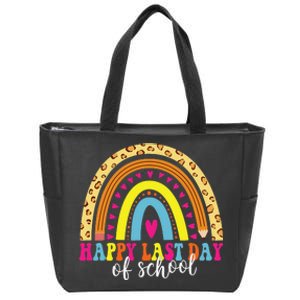 Happy Last Day of School Teacher Student Graduation Zip Tote Bag