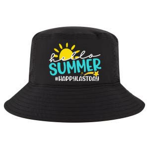 Happy Last Day Of School Hello Summer Teacher Student Cool Comfort Performance Bucket Hat