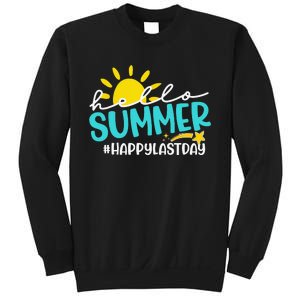 Happy Last Day Of School Hello Summer Teacher Student Sweatshirt