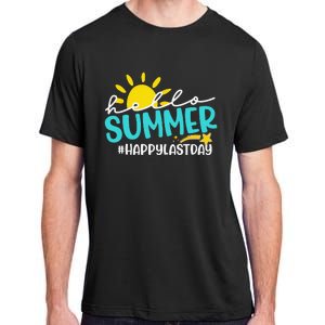 Happy Last Day Of School Hello Summer Teacher Student Adult ChromaSoft Performance T-Shirt