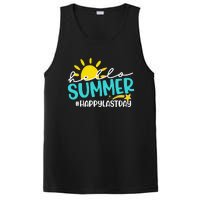 Happy Last Day Of School Hello Summer Teacher Student PosiCharge Competitor Tank