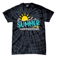 Happy Last Day Of School Hello Summer Teacher Student Tie-Dye T-Shirt