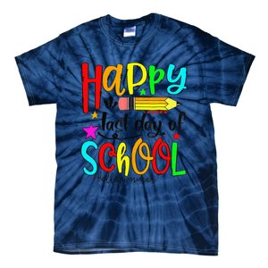 Happy Last Day Of Schools Hello Summer Teacher Student Gift Tie-Dye T-Shirt