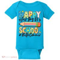 Happy Last Day Of School #Hello Summer Baby Bodysuit