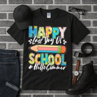 Happy Last Day Of School #Hello Summer Tall T-Shirt