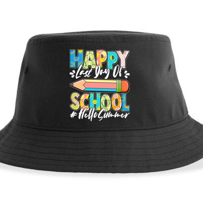 Happy Last Day Of School #Hello Summer Sustainable Bucket Hat