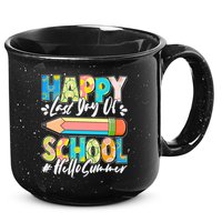 Happy Last Day Of School #Hello Summer 15oz Campfire Ceramic Mug