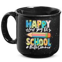 Happy Last Day Of School #Hello Summer 15oz Campfire Ceramic Mug