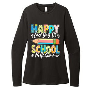 Happy Last Day Of School #Hello Summer Womens CVC Long Sleeve Shirt