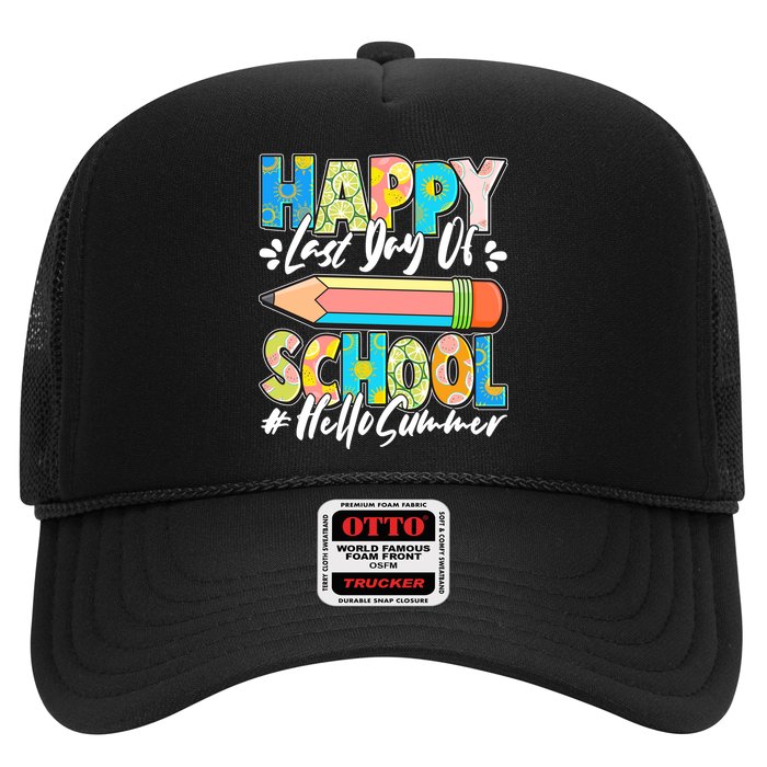 Happy Last Day Of School #Hello Summer Trucker Hat