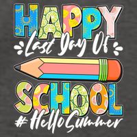 Happy Last Day Of School #Hello Summer Vector Backpack