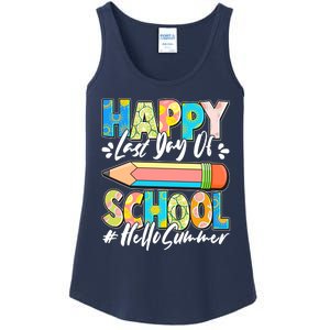 Happy Last Day Of School #Hello Summer Ladies Essential Tank