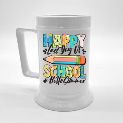 Happy Last Day Of School #Hello Summer Beer Stein