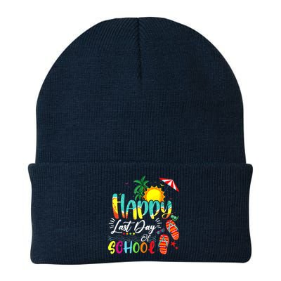 Happy Last Day Of School Teacher Student Graduation Summer Knit Cap Winter Beanie