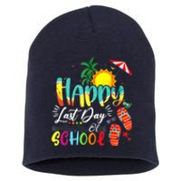 Happy Last Day Of School Teacher Student Graduation Summer Short Acrylic Beanie