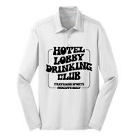 Hotel Lobby Drinking Club Traveling Tournament Parents Silk Touch Performance Long Sleeve Polo