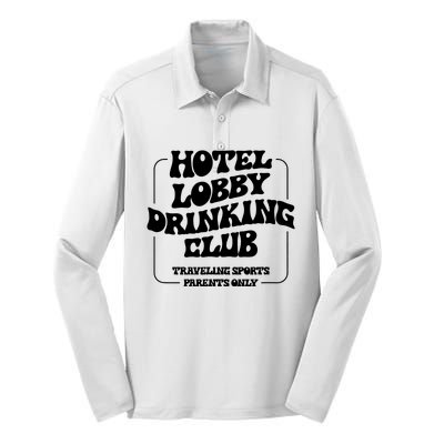 Hotel Lobby Drinking Club Traveling Tournament Parents Silk Touch Performance Long Sleeve Polo